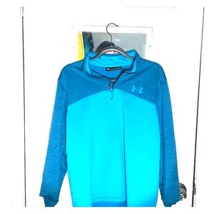 Blue running jacket